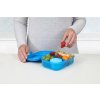 Sistema Dělený svačinový box Lunch Ribbon s nádobou na jogurt 1,1 l, mix barev