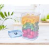 HERMETIC FRESH | dóza na potraviny s odkapávací mřížkou a silikonovým těsněním | 1200 ml | výška 17 cm