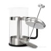 BARISTA | 1 L FRENCH PRESS konvice na kávu a čaj z borosilikátového skla | ocelová