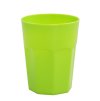 PRAKTIK | sada 3 plastových kelímků | zelené | 350 ml