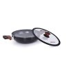 BIOPAN® | nepřilnavá pánev WOK s poklicí | Ø 28 cm | 3,6 L