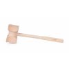 GoEco® | dřevěná palička na maso | oboustranná z masivního bukového dřeva | 33 cm