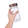 BOROSIL | 580 ml | skleněná dóza s akáciovým víkem a silikonovým těsněním
