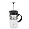BARISTA | 1 L FRENCH PRESS konvice na kávu a čaj z borosilikátového skla | černá