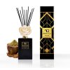 OBSIDIAN BLACK | XL difuzér s FLOW květinou & tyčinkami | PARFUMIA® | 500 ml